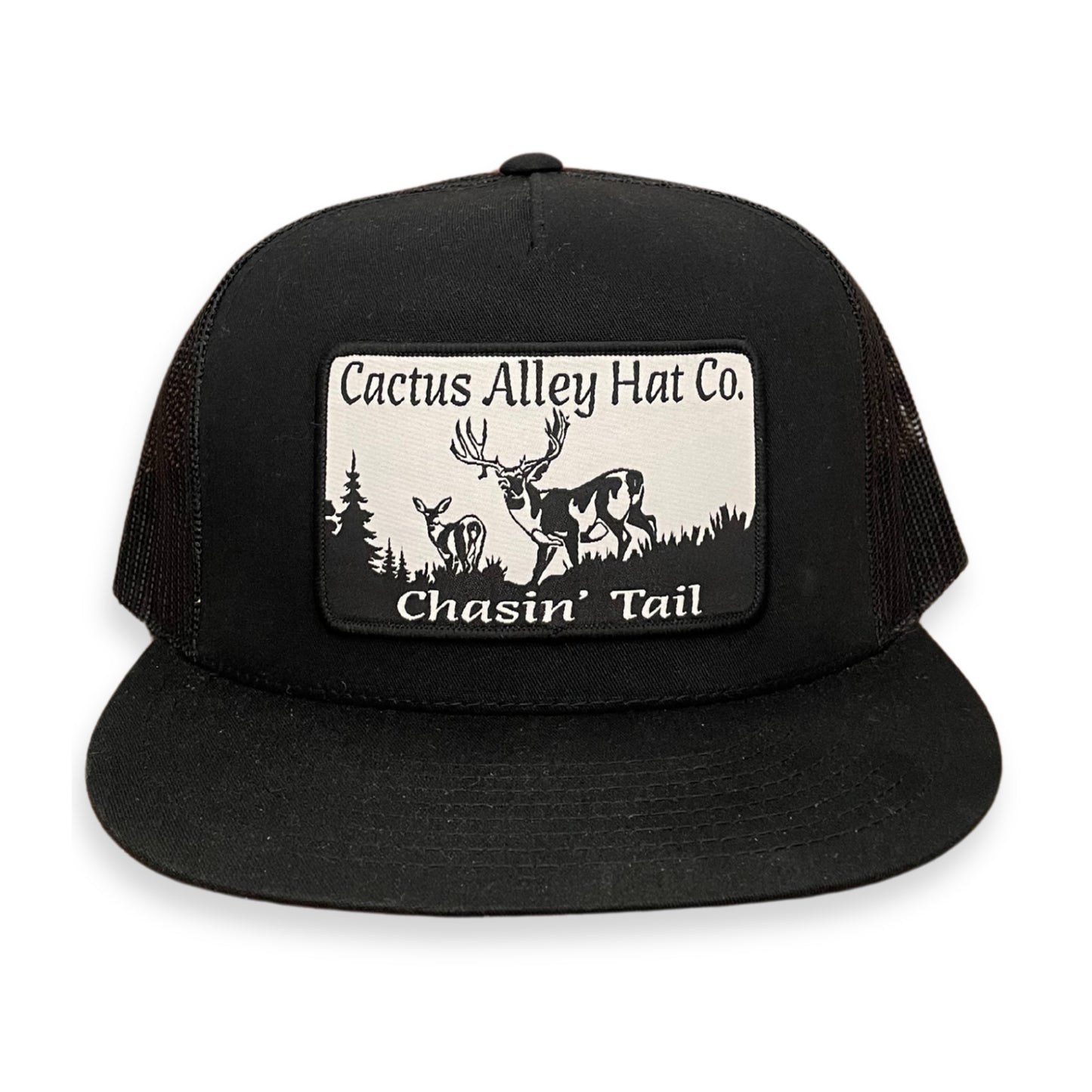 "Chasin' Tail" - 6006 Black/ Black Mesh, Snapback Cap (2024)