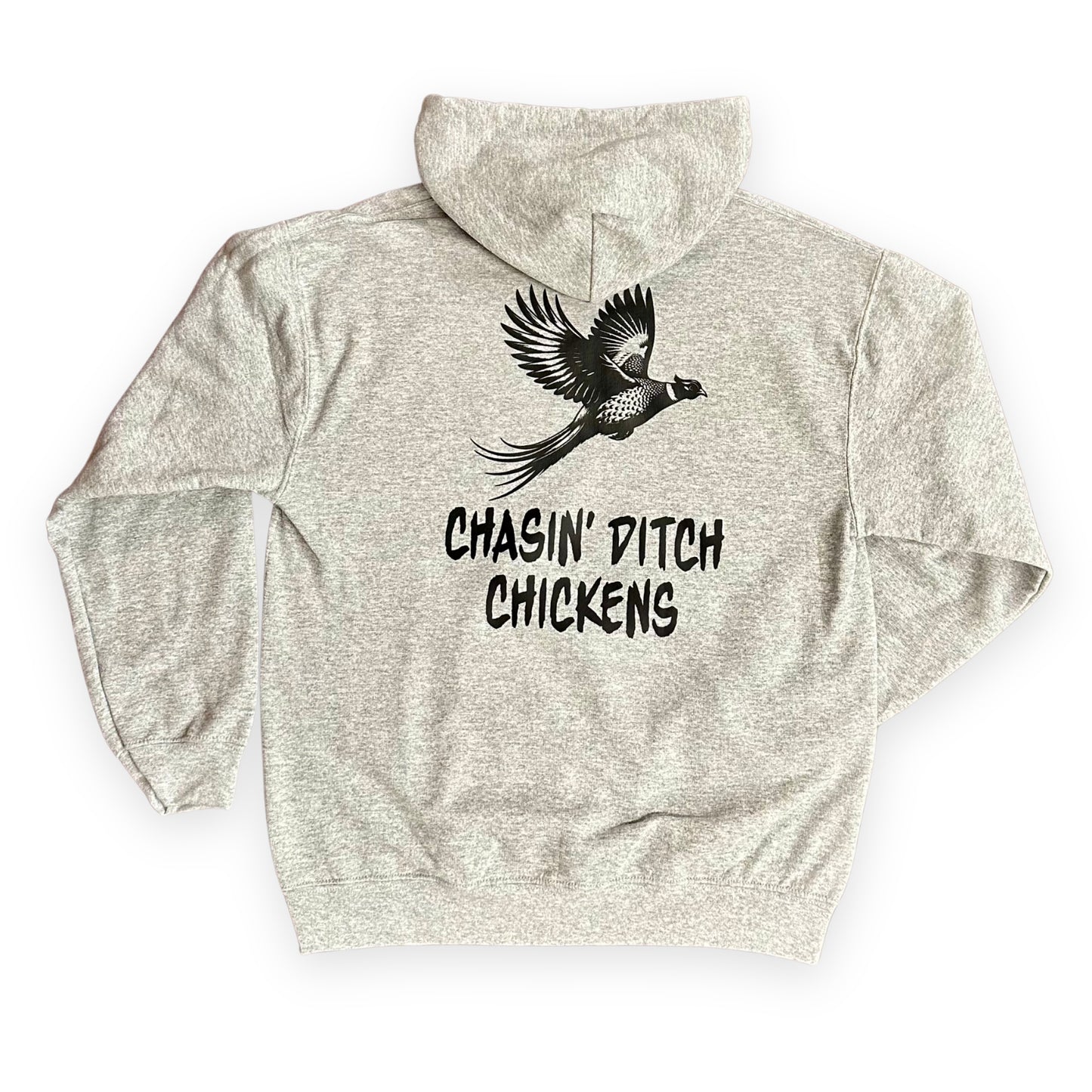 "Ditch Chickens" - Sport Grey Adult Hoodie (2024)