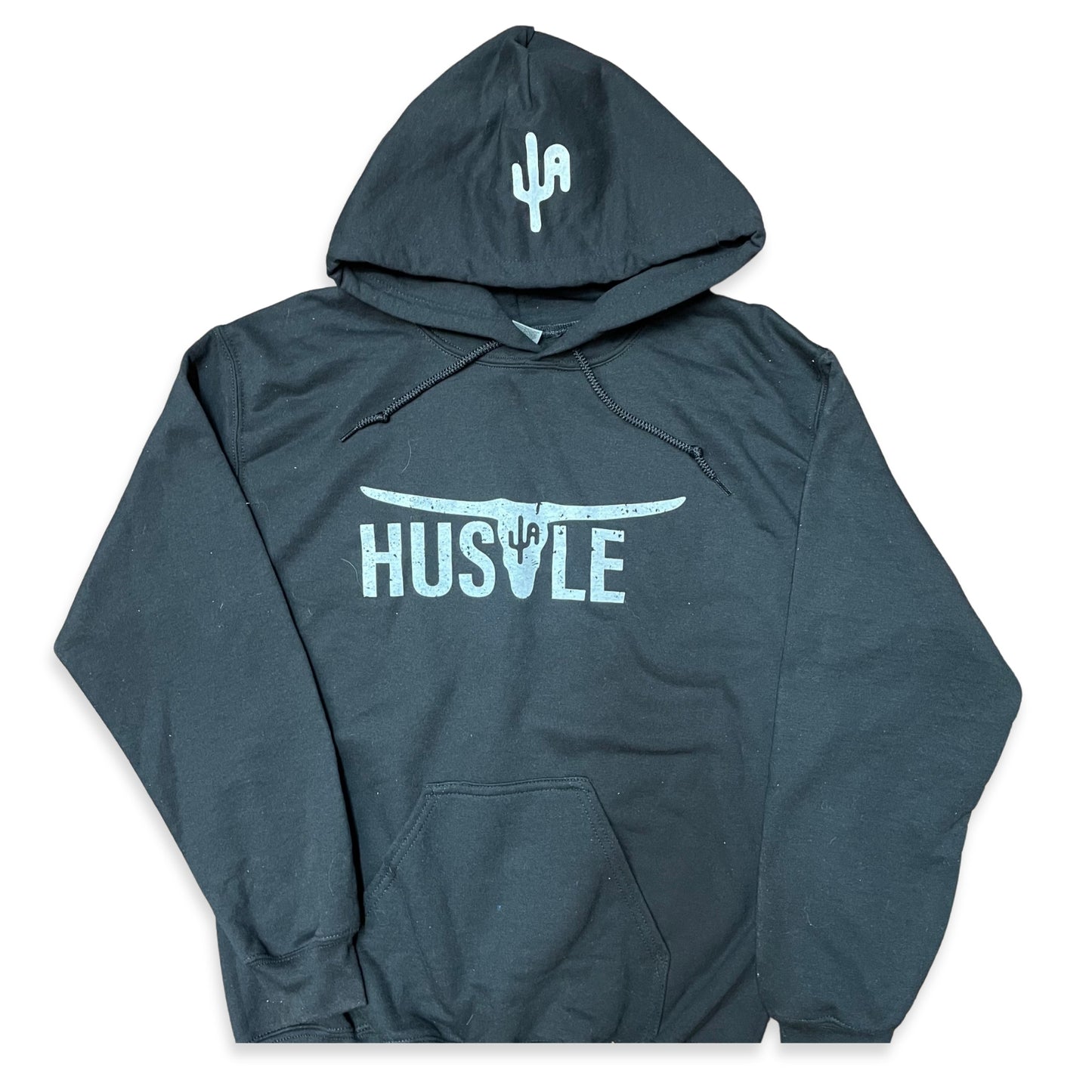 "Hustle" - Black Adult Hoodie (WESA JAN 2024)