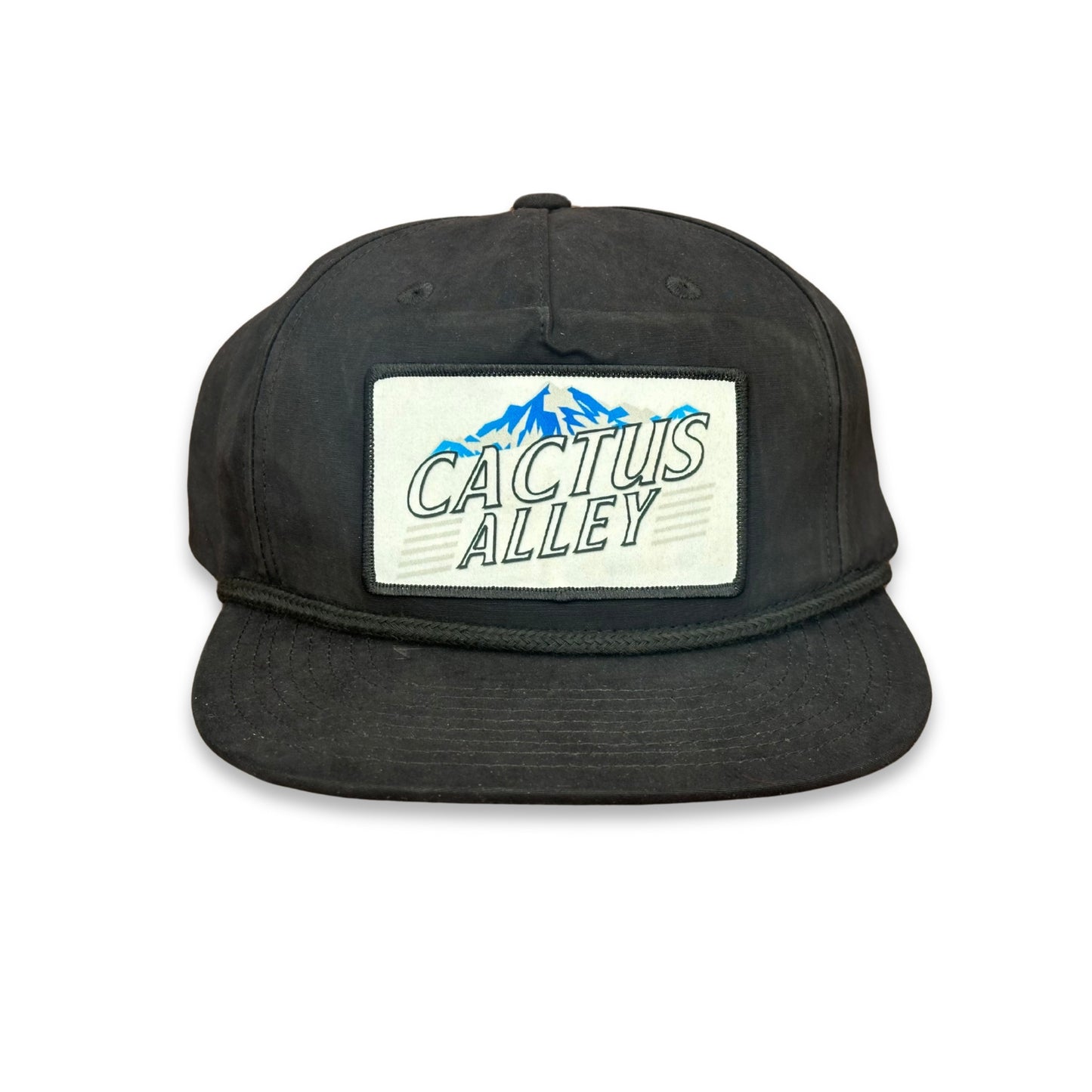 "The Stones" - CA 256 Black/ Black Rope, Snapback Cap (2024)