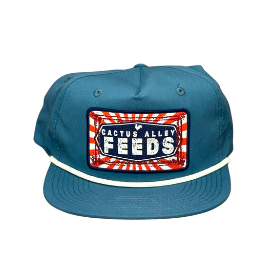 "CA Feeds" - CA256 Navy/ White Rope, Snapback Cap (2024)