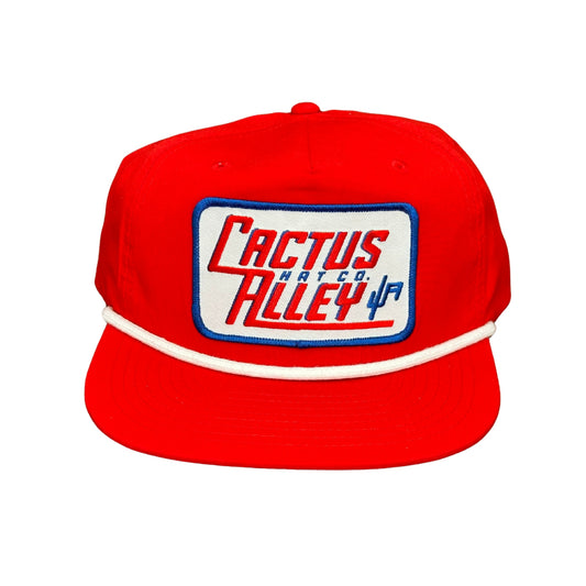 "Retro" - CA256 Red/White Rope, Snapback Cap (2024)