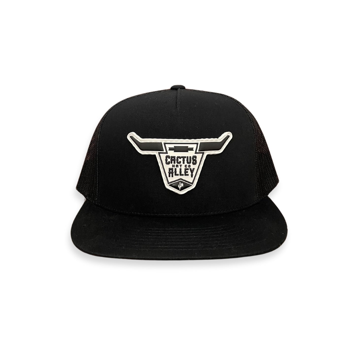 "Aztec Skull" - CA 6006 Black/ Black Mesh, Snapback Cap (2024)