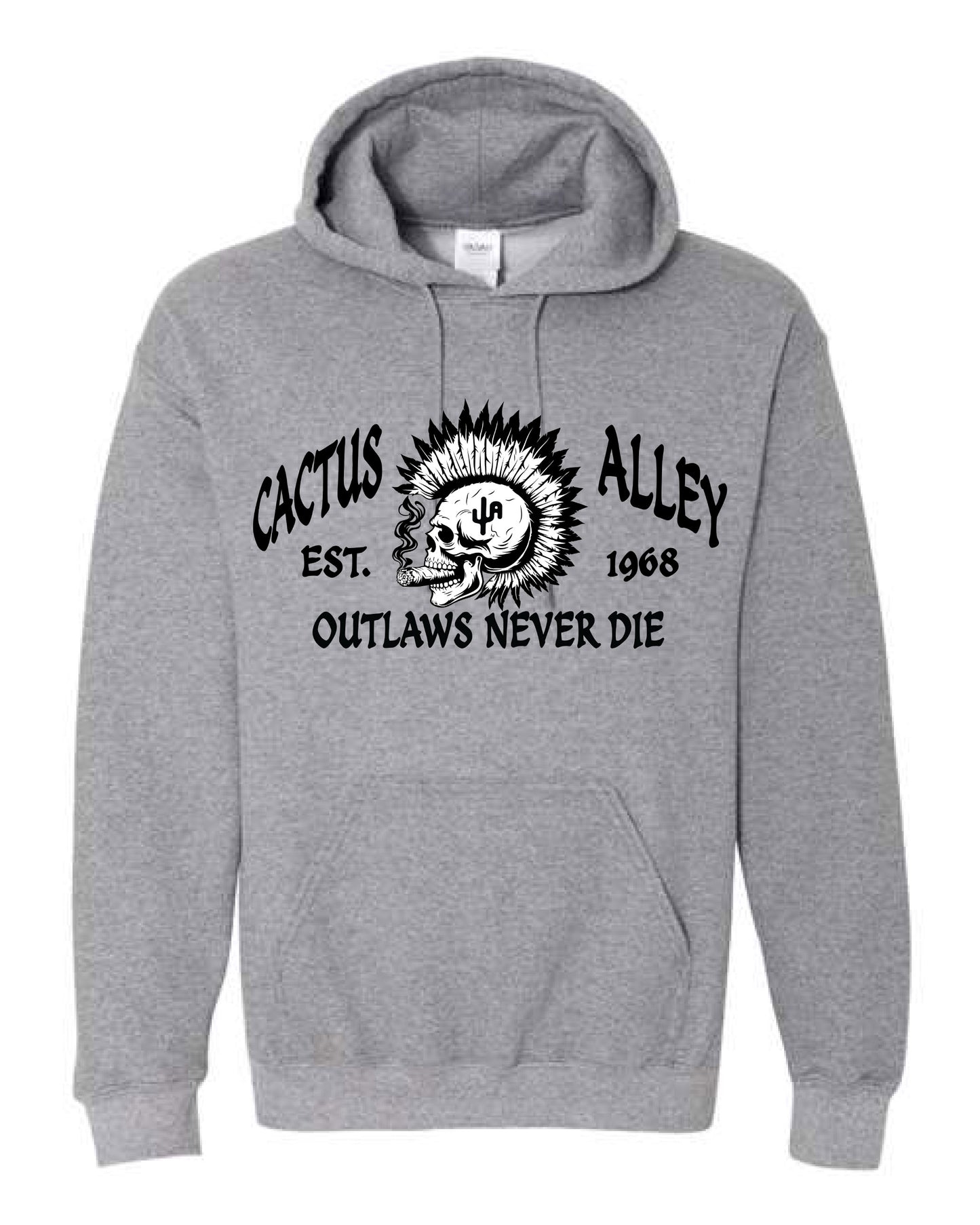 "Apache" - Graphite Adult Hoodie