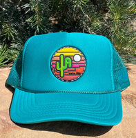 PVC “Sunset”- Jade Foam Front Snapback Cap (WESA JAN 2024)