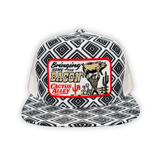 "Bacon" - CA Roscoe Aztec, Snapback Cap