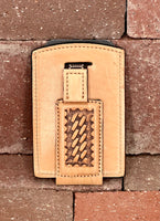 "The Leroy" - Handmade Leather Ribbon Wallet with Magnet (2024)