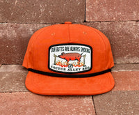 "BBQ" - CA256 Dark Orange/ Black Rope, Snapback Cap (2024)