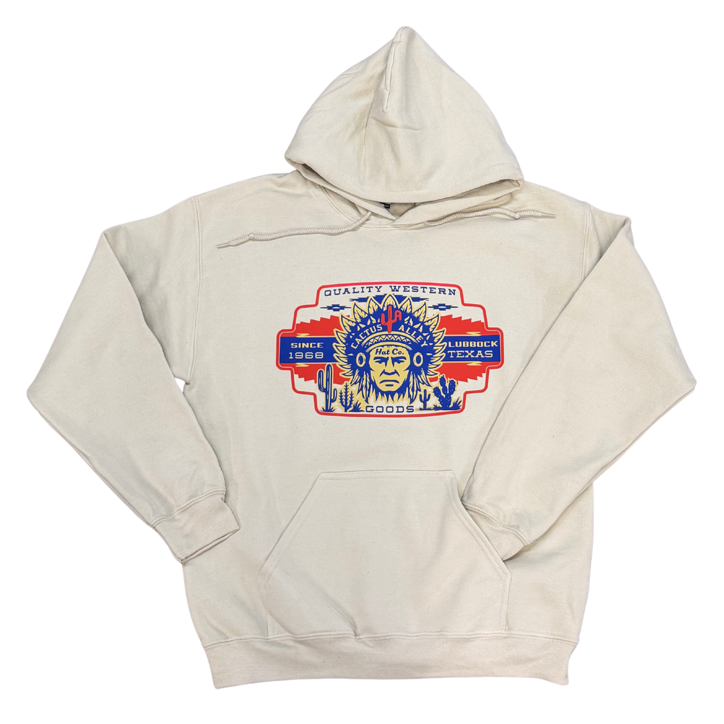"Big Chief" - Sand Adult Hoodie