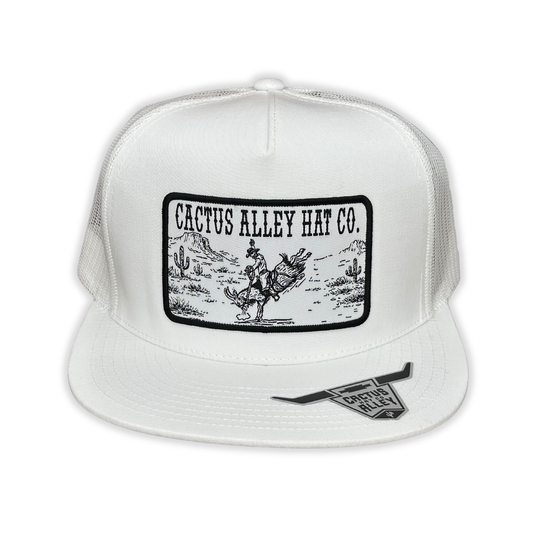"Billy Goat" - 6006 White/ White Mesh, Snapback Cap