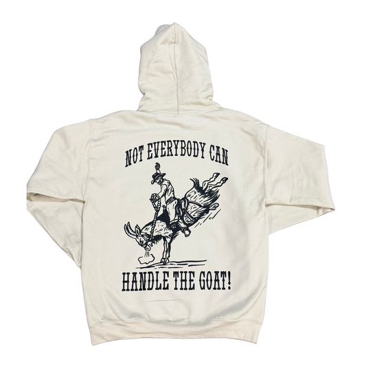 "Billy Goat" - Sand Adult Hoodie