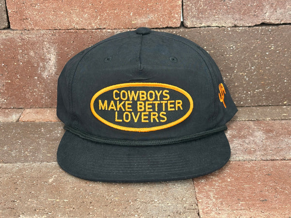 "BLKO Better Lovers" - CA 256 Black/ Black Rope, Snapback Cap (2025)