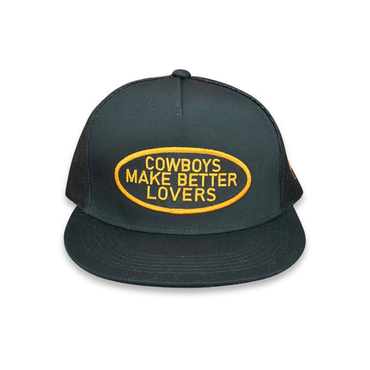 "BLKO Better Lovers”- 6006 Black/ Black Mesh, Snapback Cap (2025)