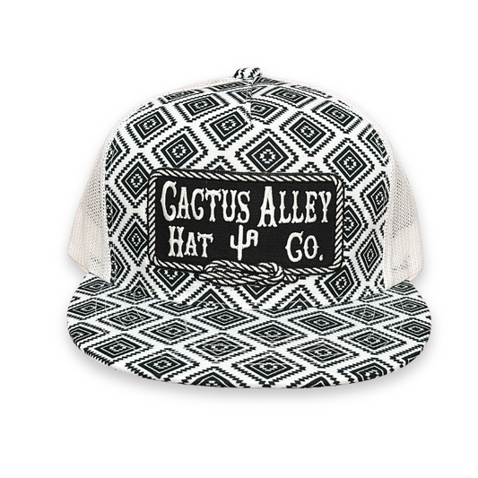 "Square Knot-BLK" - CA Roscoe Aztec, Snapback Cap (2025)