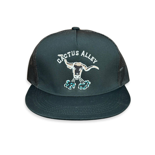 "Blowin' Smoke" - 6006 Black/ Black Mesh, Snapback Cap (2024)