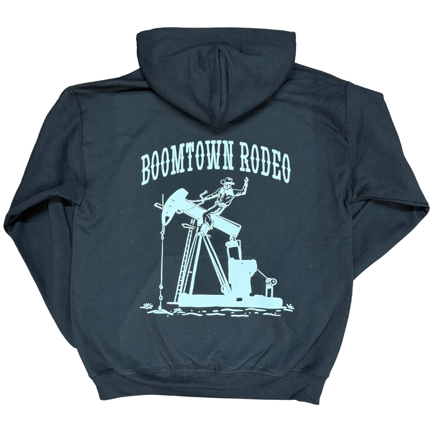 "Boomtown" - Black Adult Hoodie