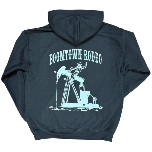 "Boomtown" - Black Adult Hoodie