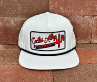 "Branding Iron" - CA White Laser Holes/ Black Rope, Snapback Cap (2024)