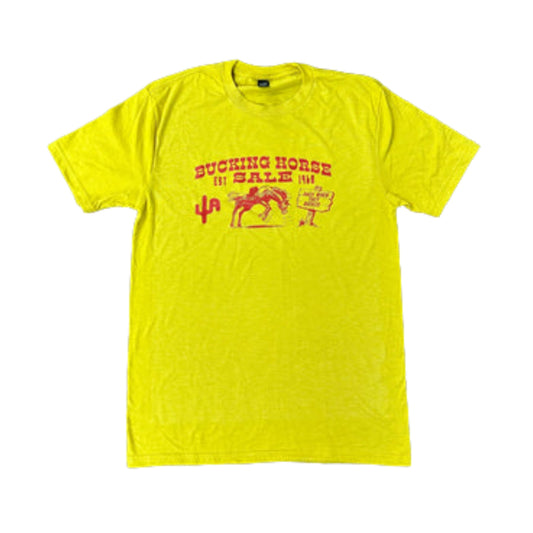 "Bucking Horse" - Ochre Yellow Adult Tee (WESA JAN 2024)