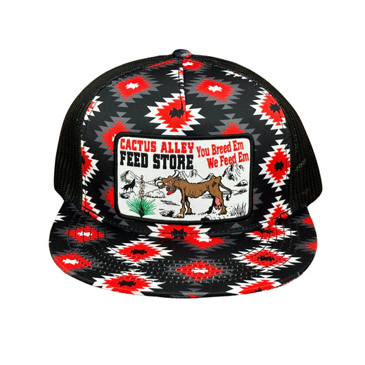 "Feed Store" - CA Buddy Holly Aztec, Snapback Cap (2024)