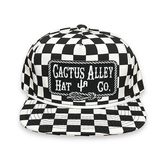 "Square Knot-BLK" - Finish Line, Snapback Cap (2025)