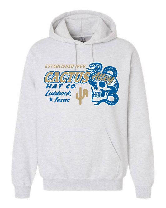 "Blue Light Special" - Ash Grey Adult Hoodie