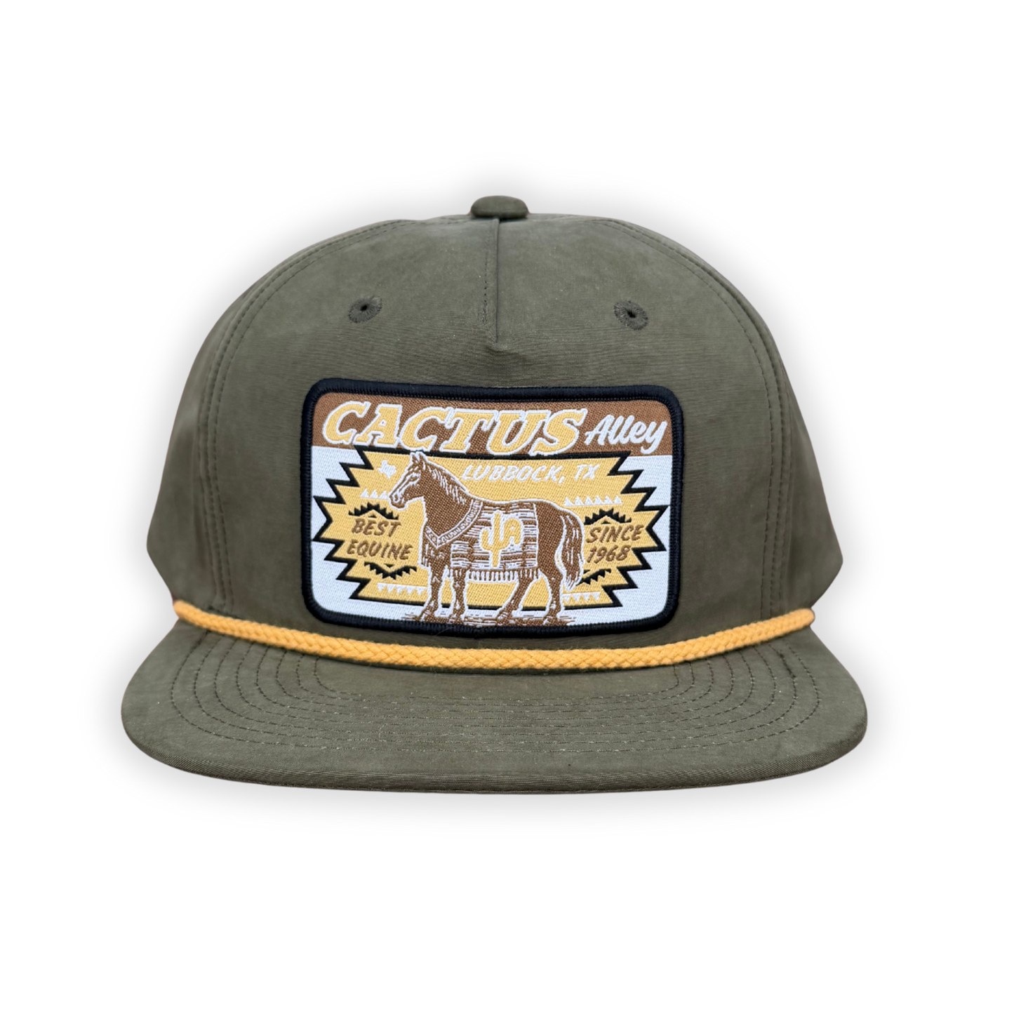 "Caballo" - Loden/Amber Rope, Snapback Cap
