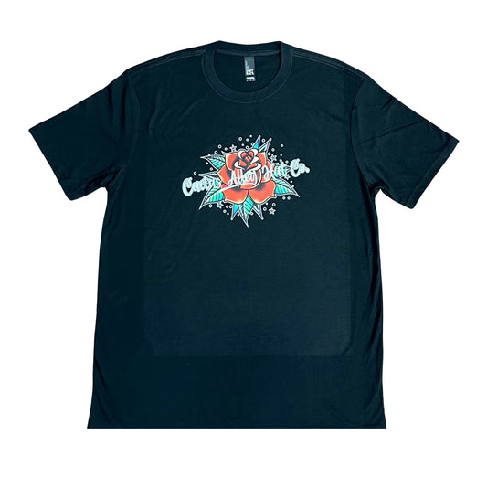 "Cactus Rose" - Black Adult Tee (2024)