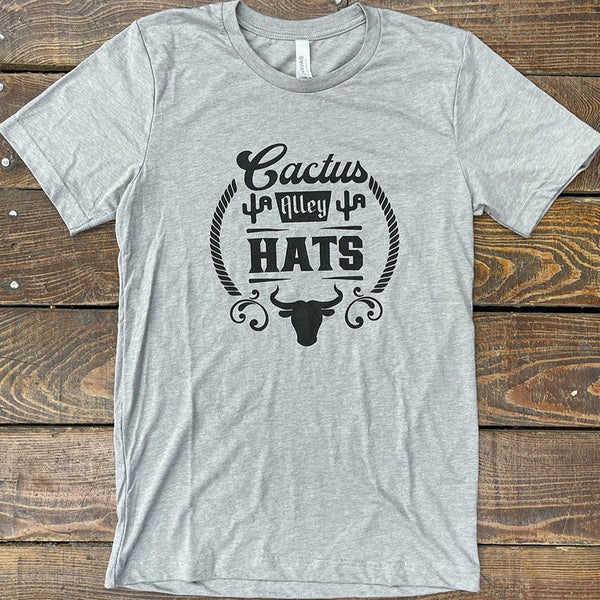 "Cactus Alley Rodeo" - Heathered Grey Adult Tee (WESA JAN 2024)