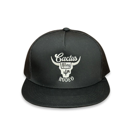"Cactus Classic-Silver" - 6006 Black/ Black Mesh, Snapback Cap (2025)