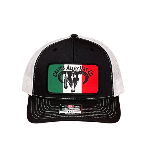 "Caliente" - Richardson 112 Black/White Mesh, Snapback Cap (WESA JAN 2024)