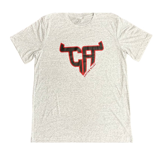 "CA Shorthorn" - White Fleck Adult Tee (2024)