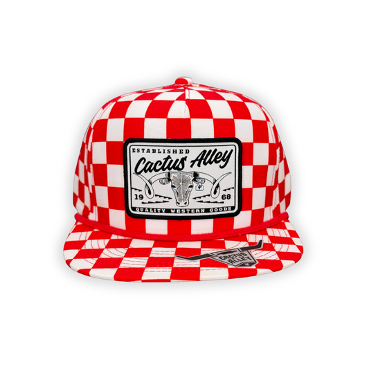"Cattle Drive" - CA Red Finish Line, Snapback Cap