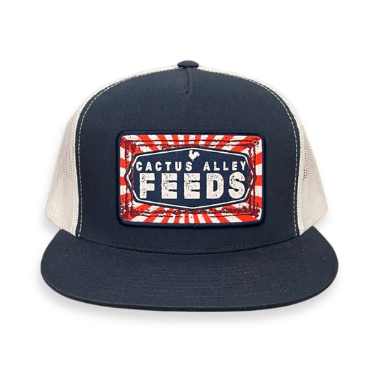 "CA Feeds" - CA6006 Navy/White Mesh, Snapback Cap (2024)