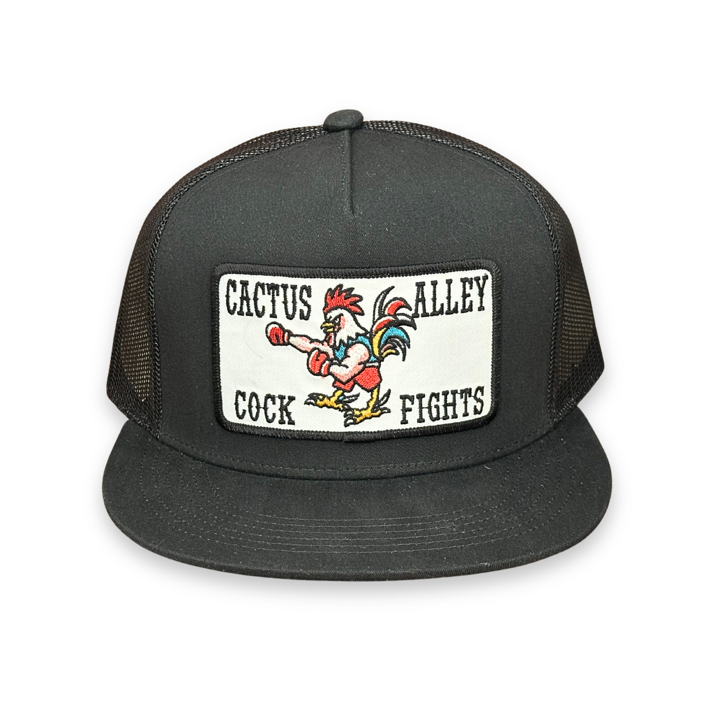 "Cock Fights" - 6006 Black/ Black Mesh, Snapback Cap (2025)