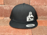 "Cowboy at the Cross" - 6006 Black/ Black Mesh, Snapback Cap (2024)