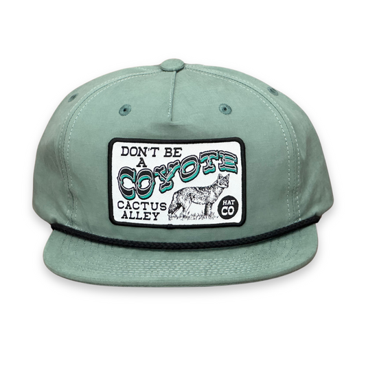 "Coyote" - Teal/Black Rope, Snapback Cap (2025)
