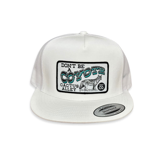 "Coyote" - 6006 White/ White Mesh, Snapback Cap (WESA JAN 2024)