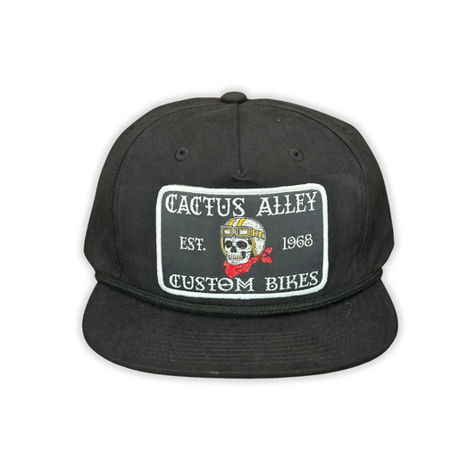 "Custom Bikes" - CA 256 Black/ Black Rope, Snapback Cap