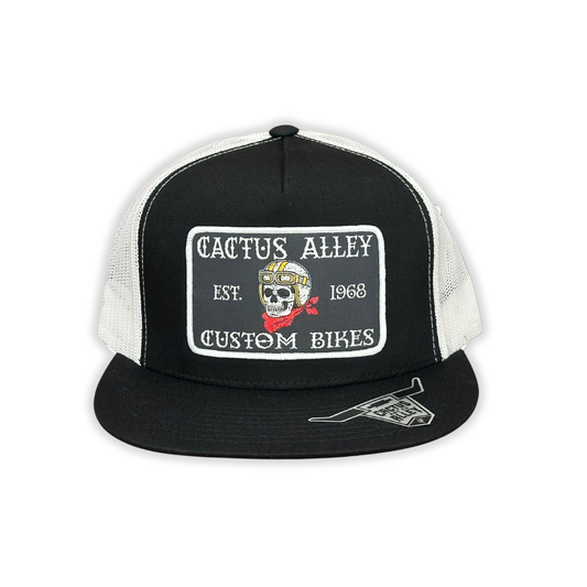 "Custom Bikes" - 6006 Black/ White Mesh, Snapback Cap