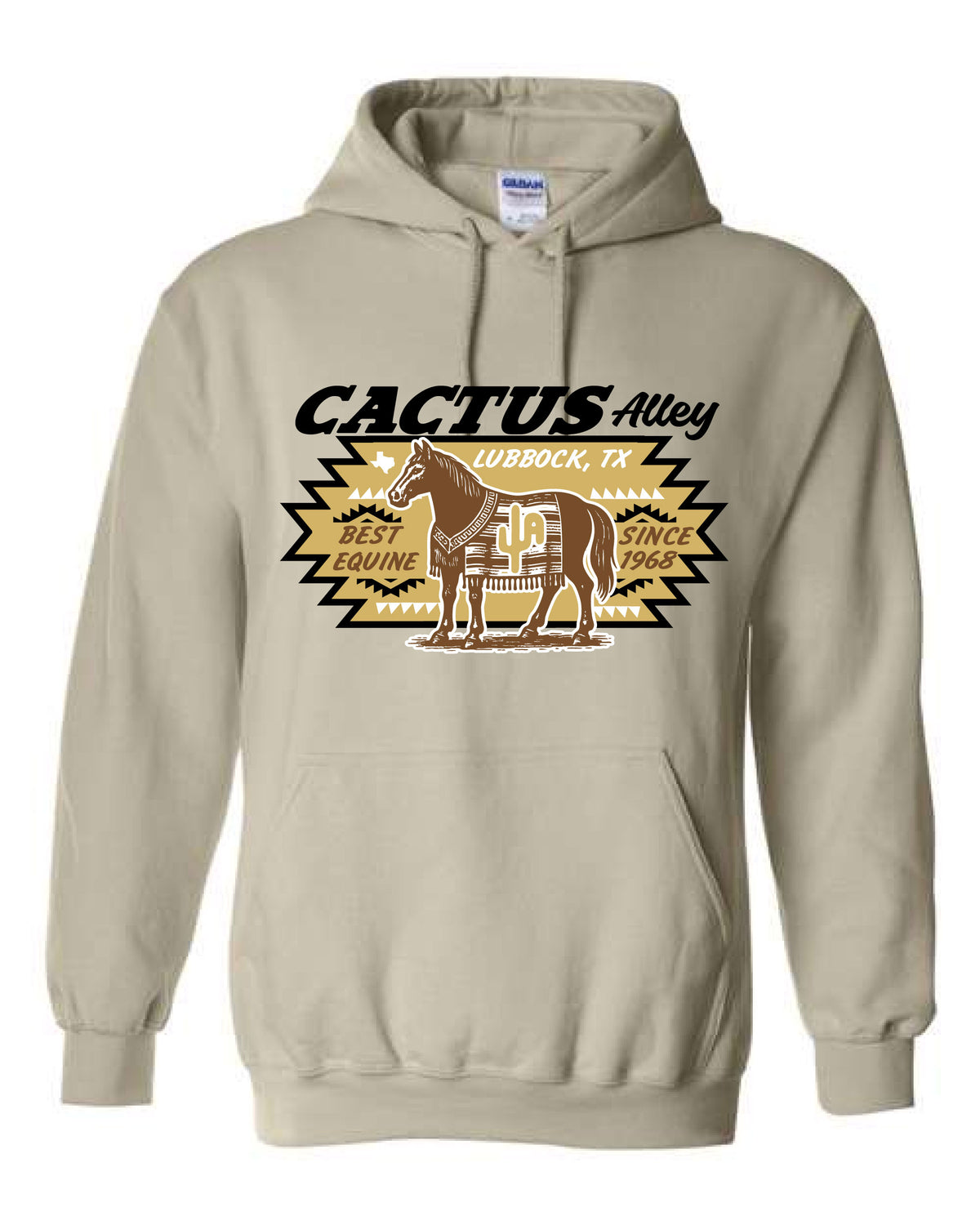 "Caballo" - Sand Adult Hoodie