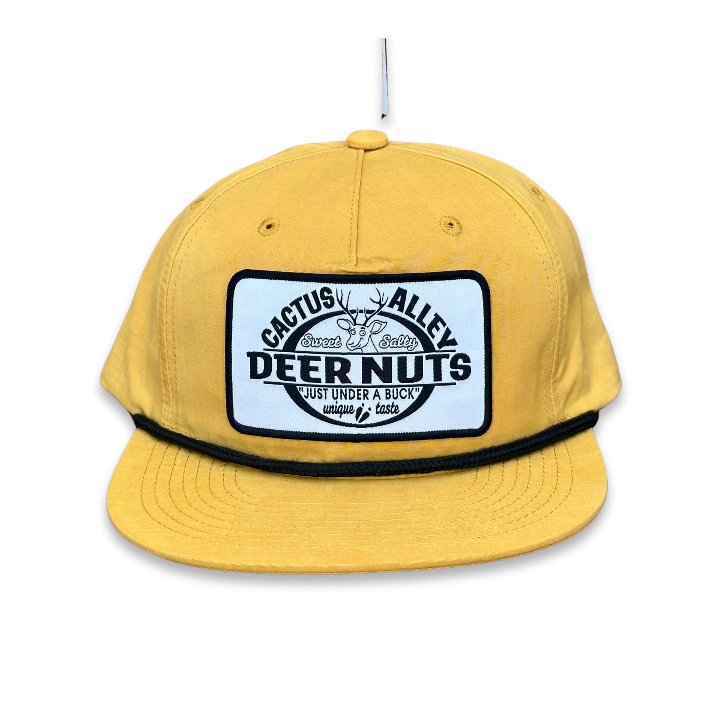 "Deer Nuts" - CA 256 Biscuit/ Black Rope, Snapback Cap (2025)