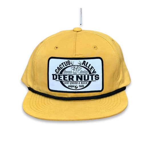 "Deer Nuts" - CA 256 Biscuit/ Black Rope, Snapback Cap (2025)