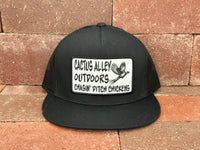 "Ditch Chickens" - CA 6006 Black/ Black Mesh, Snapback Cap (2024)