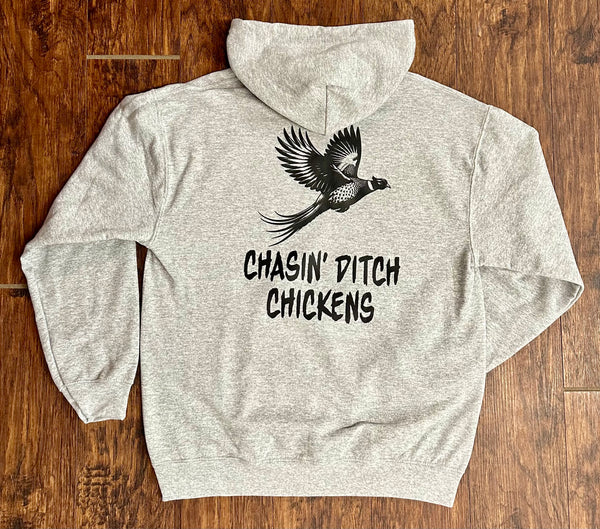 "Ditch Chickens" - Sport Grey Adult Hoodie (2024)