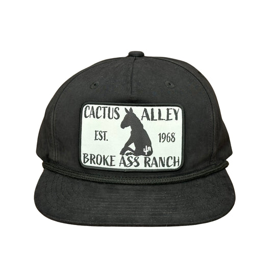 "Donkey" - CA 256 Black/ Black Rope, Snapback Cap (2024)