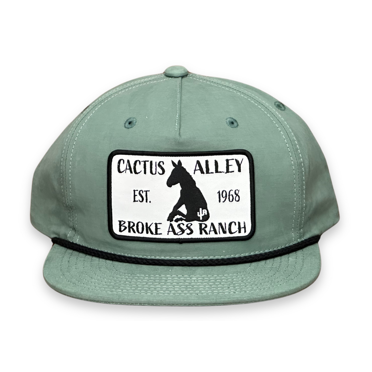 "Donkey" - CA 256 Teal/Black Rope, Snapback Cap (2025)