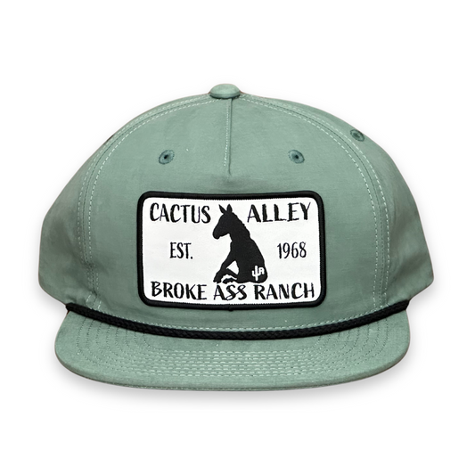 "Donkey" - CA 256 Teal/Black Rope, Snapback Cap (2025)