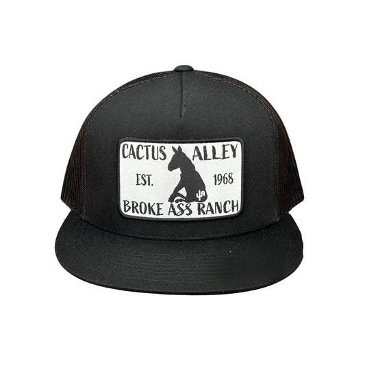 "Donkey" - 6006 Black/ Black Mesh, Snapback Cap (2024)