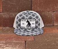 "Donkey" - CA Black/White Aztec, Snapback Cap (WESA JAN 2024)